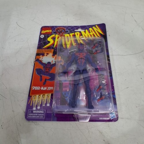 HASBRO MARVEL LEGENDS RETRO CARDBACK SERIES SPIDER-MAN 2099 (MIGUEL O'HARA) ACTION FIGURE - 6" - BLUE/RED (MODEL: G2351) image 2