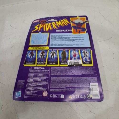 HASBRO MARVEL LEGENDS RETRO CARDBACK SERIES SPIDER-MAN 2099 (MIGUEL O'HARA) ACTION FIGURE - 6" - BLUE/RED (MODEL: G2351) image 4