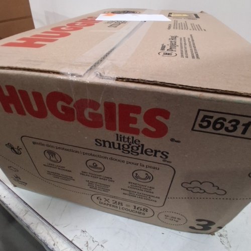 168PK HUGGIES LITTLE SNUGGLERS DISPOSABLE DIAPERS - SIZE 3 - WINNIE THE POOH image 3