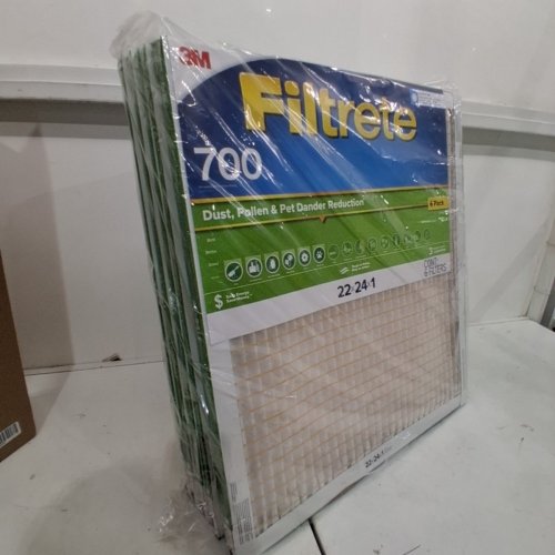 6PK FILTRETE AC FURNACE AIR FILTER - MPR 700 - 22" X 24" X 1" image 2