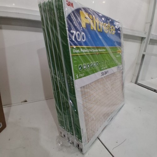 6PK FILTRETE AC FURNACE AIR FILTER - MPR 700 - 22" X 24" X 1" image 3