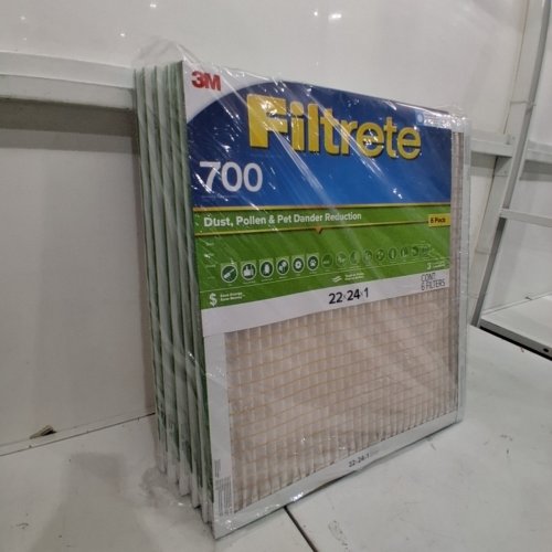 6PK FILTRETE AC FURNACE AIR FILTER - MPR 700 - 22" X 24" X 1" image 5