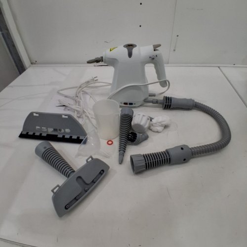 AORESAC PORTABLE HANDHELD STEAM CLEANER - 1000W - WHITE (MODEL: DF-958) image 3