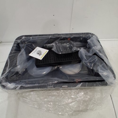 STAINLESS STEEL CAT LITTER BOX WITH LID - STAINLESS STEEL/BLACK image 3