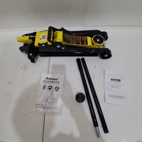 VEVOR HEAVY DUTY LOW PROFILE FLOOR JACK WITH SINGLE PISTON HYDRAULIC PUMP - 2.5 TON MAX - YELLOW (MODEL: WD-A-02250-A00-0) image 2