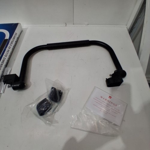 CAMCO SHORT FOLD-AWAY GRAB HANDLE, BLACK (MODEL: 42197) image 2