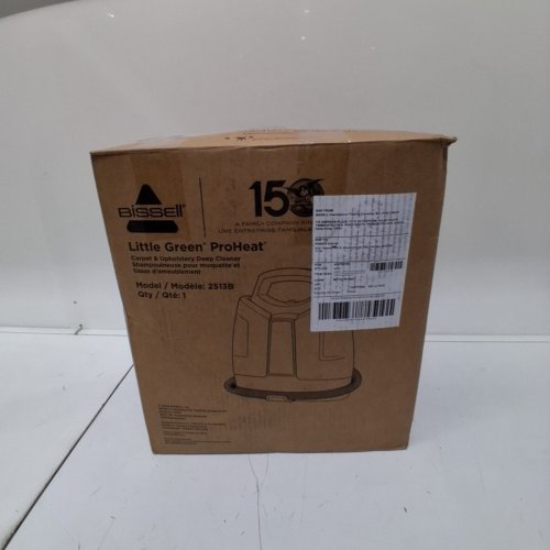 BISSELL LITTLE GREEN PORTABLE DEEP CLEANING VACUUM - 37OZ TANK MAX - GREEN/GREY (MODEL : 2513B) image 5