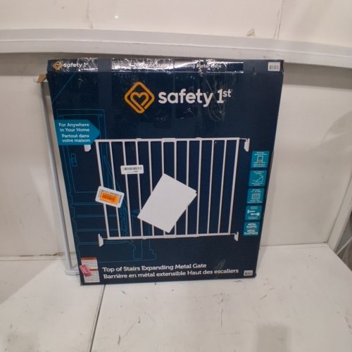 SAFETY FIRST TOP OF THE STAIRS EXPANDABLE METAL BABY GATE - 27" - 42" X 28" - WHITE (MODEL: GA090CWHOF2) image 2