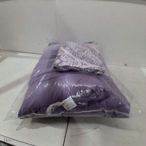 3PC REGENCY HEIGHTS BOHO COMFORTER SET - QUEEN - PURPLE image 4