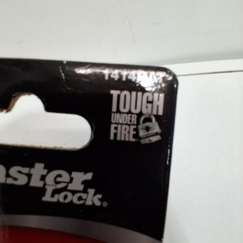 MASTER LOCK SLEEVED PIVOT LOCK HITCH PIN - FITS 1/2" & 5/8" RECEIVERS - SILVER (MODEL: 1414DAT) image 2
