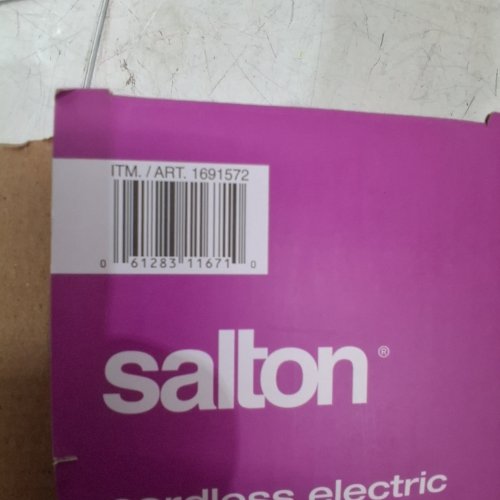 SALTON CORDLESS ELECTRIC TEMPERATURE CONTROL KETTLE - 1.7L - STAINLESS STEEL/BLACK (MODEL: 1691572) image 5