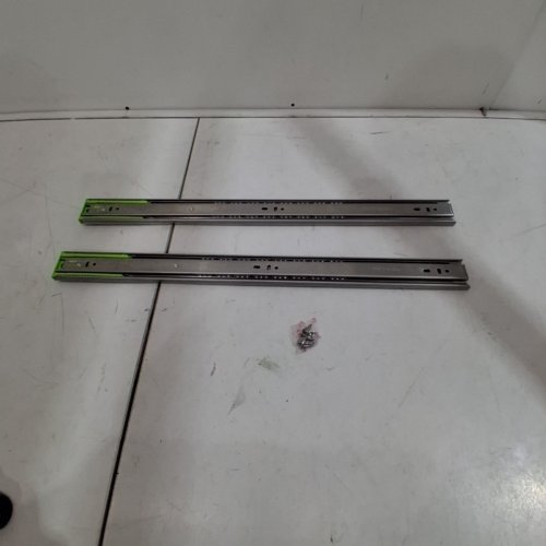 FULL EXTENSION BALL BEARING RESIDENTIAL REPLACEMENT DRAWER SLIDES - 22" - SILVER (MODEL: SUS-304) image 2