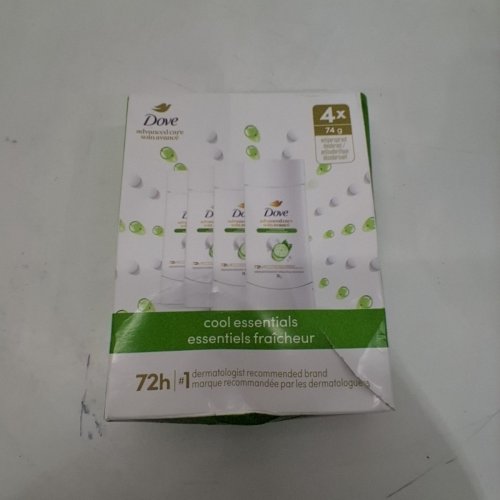 3PK DOVE 72H PROTECTION ADVANCED CARE DEODORANT - COOL ESSENTIALS - 74G/EACH image 3