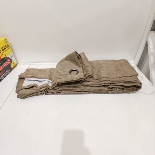 (2 PANEL) BEAUTYREST GROMMET TOP BLACKOUT CURTAIN WITH LINER - 52" X 90" - BROWN (MODEL: 6699105) image 2