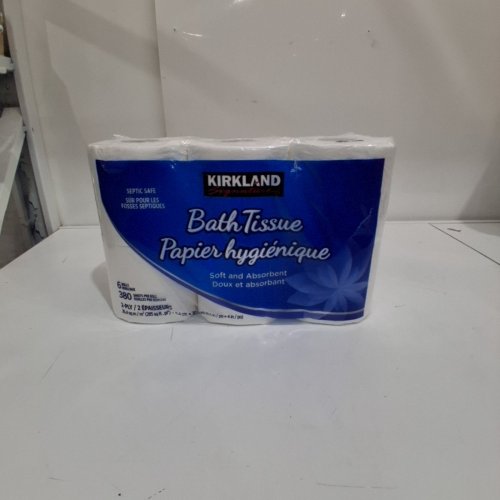 6PK KIRKLAND SIGNATURE 2-PLY WIDE BATHROOM TISSUE / TOILET PAPER - WHITE (MODEL: 6262016) image 2
