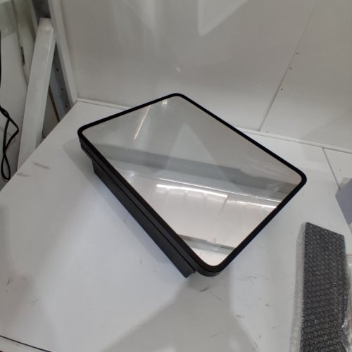 YTSMIR MEDICINE CABINET WITH MIRROR - 14" X 18" - BLACK image 4