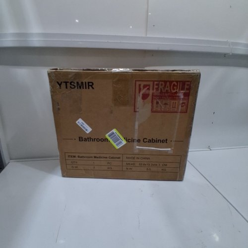 YTSMIR MEDICINE CABINET WITH MIRROR - 14" X 18" - BLACK image 5