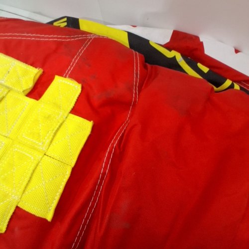 AIRHEAD BIG MABLE 1 TO 2 PERSON TOWABLE BOATING TUBE - RED/YELLOW (MODEL: ‎53-2213) image 3
