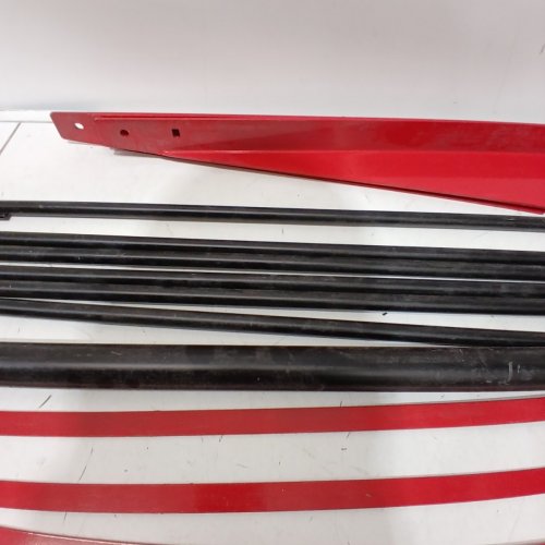 HECASA PANEL TREE PAINT STAND PANEL HOLDER ADJUSTABLE CENTER POST HANG AUTO BODY REPAIR TOOLS - 72" - BLACK/RED image 3