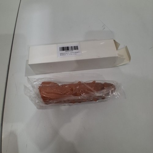 SOFT SILICONE MALE ENHANCEMENT EXTENDER SLEEVE WITH TEXTURE - 6.3" - NUDE image 2