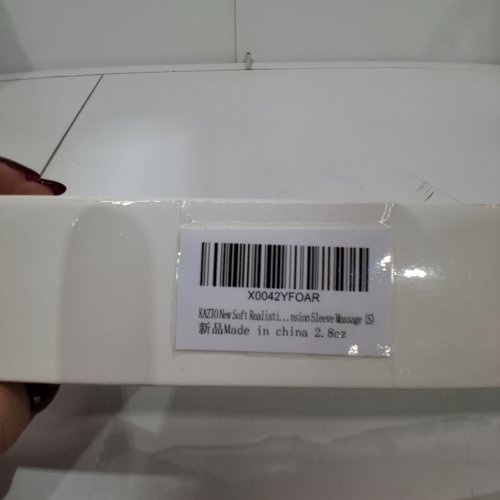 SOFT SILICONE MALE ENHANCEMENT EXTENDER SLEEVE WITH TEXTURE - 6.3" - NUDE image 3