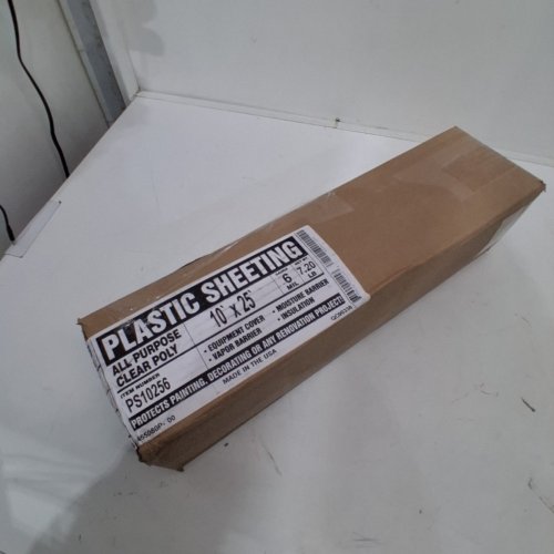 EXTRA HEAVY DUTY PLASTIC SHEETING - 10FT X 25FT - CLEAR (MODEL: PS10256) image 3