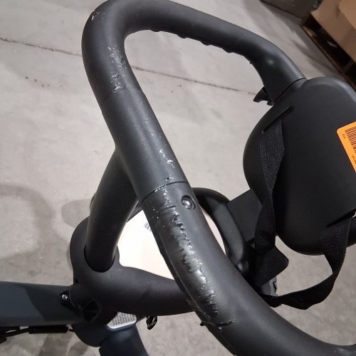 NEWYOO TODDLER 5-IN-1 PUSH HANDLE TRICYCLE - BLACK AND TAN - (MODEL: TR008) image 4