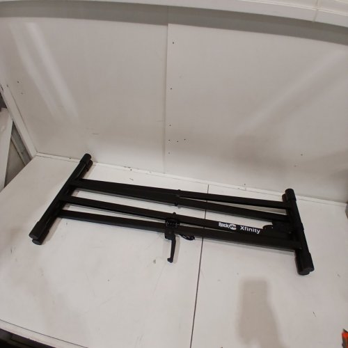 ROCKJAM XFINITY KEYBOARD STAND - 4" - 38" - BLACK image 2