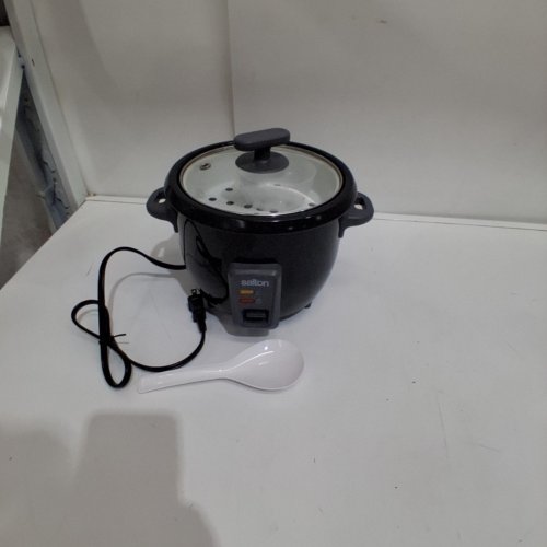 SALTON 6-CUP AUTOMATIC RICE COOKER & STEAMER - BLACK - (RC1653) image 5