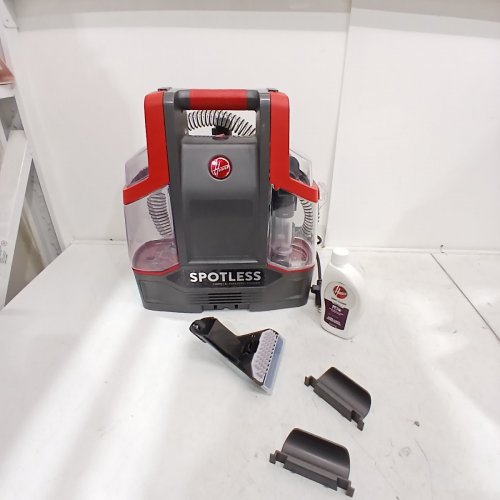 HOOVER SPOTLESS PORTABLE CARPET & UPHOLSTERY CLEANER WITH HOSE CLEANING PORT - RED/GREY (MODEL: FH11300) image 3