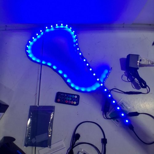 HITLIGHTS RGB LED STRIP LIGHT KIT - 12V - MULTI-COLOR (MODEL: L1012V-MC1-0430-ECLBK-K-CA) image 2