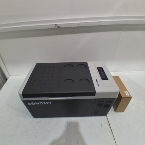 EUHOMY PORTABLE CAR REFRIGERATOR WITH APP CONTROL - 18L - 12V - FROM -4° TO 68°F - BLACK/GREY (MODEL: CFC-18 / CF004-18BL-CAEH) image 4