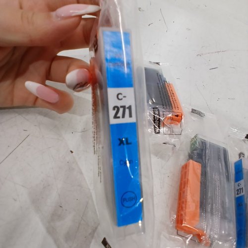 4PK EXCERCUS INK CARTRIDGES - XL - CYAN (MODEL: C-271XL) image 3