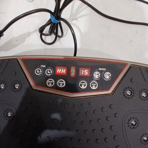 EILISON 3D VIBRATION PLATE EXERCISE MACHINE FOR WEIGHT LOSS & TONING - WHOLE BODY WORKOUT VIBRATION FITNESS PLATFORM W/LOOP BANDS - HOME TRAINING EQUIPMENT - BRONZEY BROWN (MODEL: KM-521) image 2