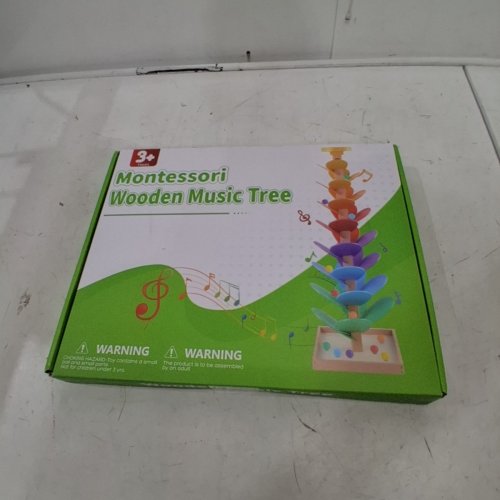 KIDS WOODEN MARBLE RUN MUSIC TREE MONTESSORI TOY - MULTICOLOUR (MODEL: RA-001) image 4