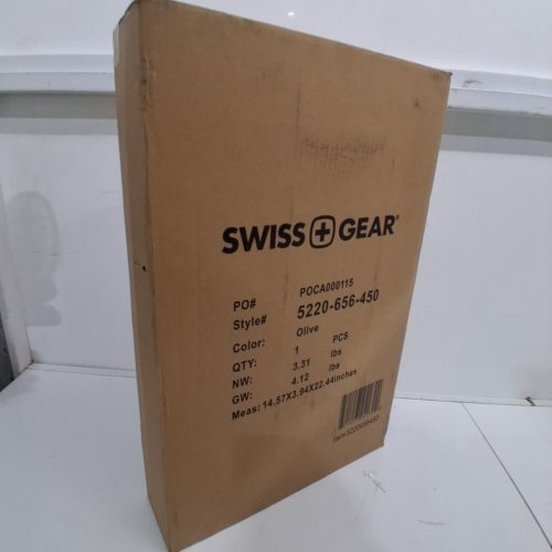SWISS GEAR TRAVEL LAPTOP BACKPACK - 17" - OLIVE (STYLE: 5220-656-450) image 5