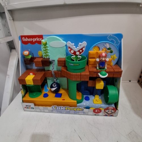 FISHER-PRICE LITTLE PEOPLE MY MARIO ADVENTURE PLAYSET WITH SOUNDS/MUSIC - FOR KIDS 18 MONTHS AND UP - (MODEL: JNP54-9633) image 2