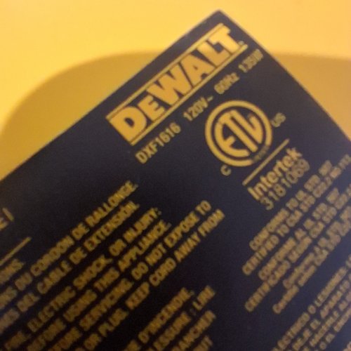 DEWALT FLOOR FAN, 360° ADJUSTABLE TILTING AIRFLOW FAN, 3-SPEED 4000 CFM MAX - YELLOW BLACK (MODEL:DXF1616/ 9631000) image 3