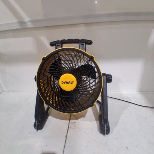 DEWALT FLOOR FAN, 360° ADJUSTABLE TILTING AIRFLOW FAN, 3-SPEED 4000 CFM MAX - YELLOW BLACK (MODEL:DXF1616/ 9631000) image 4
