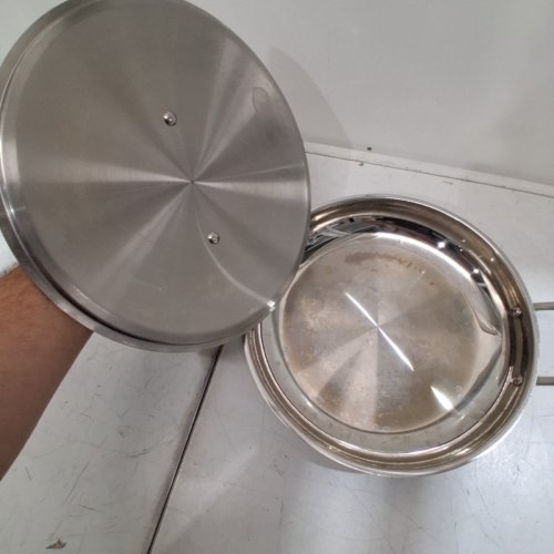 CUISINART CLASSIC COLLECTION SKILLET WITH LID - 12" - STAINLESS STEEL (MODEL : 722-30HSSLC) image 3