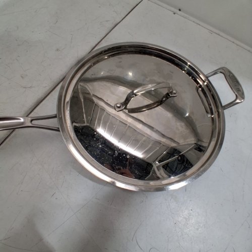 CUISINART CLASSIC COLLECTION SKILLET WITH LID - 12" - STAINLESS STEEL (MODEL : 722-30HSSLC) image 4