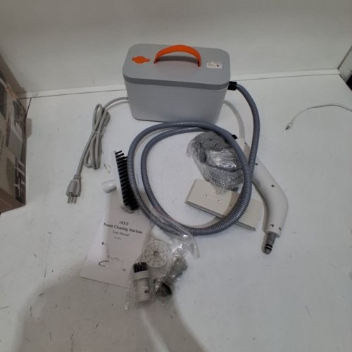 HIEE 10-IN-1 MULTIFUCTIONAL STEAM CLEANER KIT - 1500W/110V - WHITE/GREY (MODEL: SC-W01) image 3