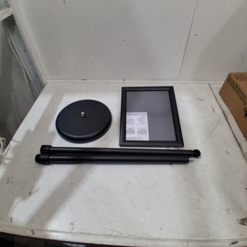 PEDESTAL SIGN HOLDER POSTER STAND - 8.5" X 11" - BLACK (MODEL: SW-01) image 2