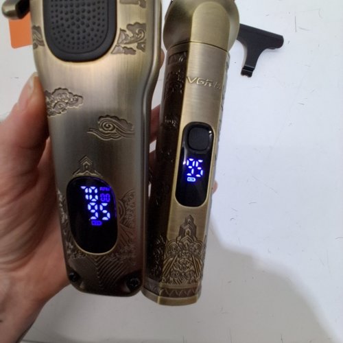 24PC VGRPRO PROFESSIONAL, CORDLESS HAIR CLIPPERS FOR HAIR CUTTING WITH PACKAGE CASE - BRASS (MODEL: V-007 V-109) image 2