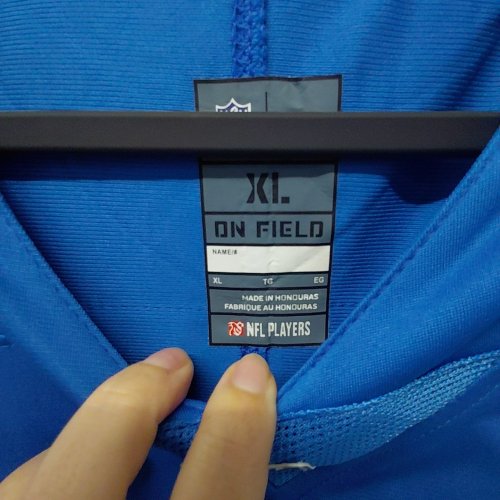MEN'S NIKE NFL DETROIT LIONS BARRY SANDERS #20 F.U.S.E. LIMITED FOOTBALL JERSEY - EXTRA LARGE - BLUE image 3