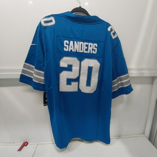 MEN'S NIKE NFL DETROIT LIONS BARRY SANDERS #20 F.U.S.E. LIMITED FOOTBALL JERSEY - EXTRA LARGE - BLUE image 4