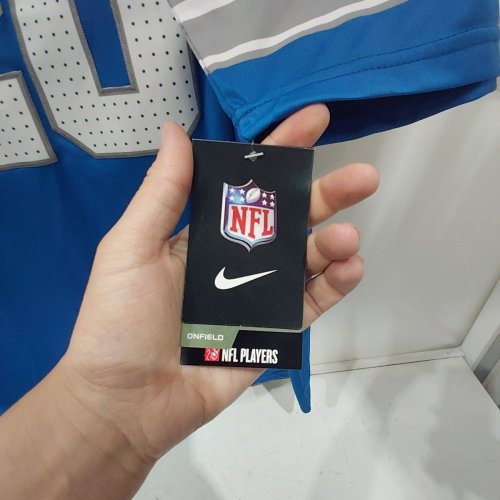 MEN'S NIKE NFL DETROIT LIONS BARRY SANDERS #20 F.U.S.E. LIMITED FOOTBALL JERSEY - EXTRA LARGE - BLUE image 5