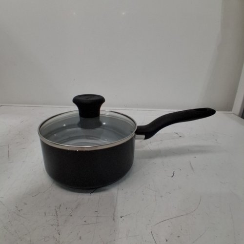 T-FAL SIMPLE NON-STICK COOKWARE SAUCEPAN WITH LID AND POUR SPOUT - 1.5QT / 6 CUPS - BLACK image 2