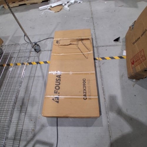 FOUSAE 6.2 MPH TREADMILL WITH 9% INCLINE - 330LBS MAX - BLACK (MODEL: CAZXX390C) image 3