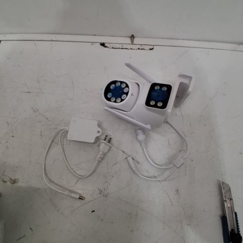 WIFI SMART CAMERA, DUAL LENS WATERPROOF - 6MP - WHITE image 3
